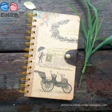 Top Quality 40k Classical Cover Spiral Notebook with Buckle